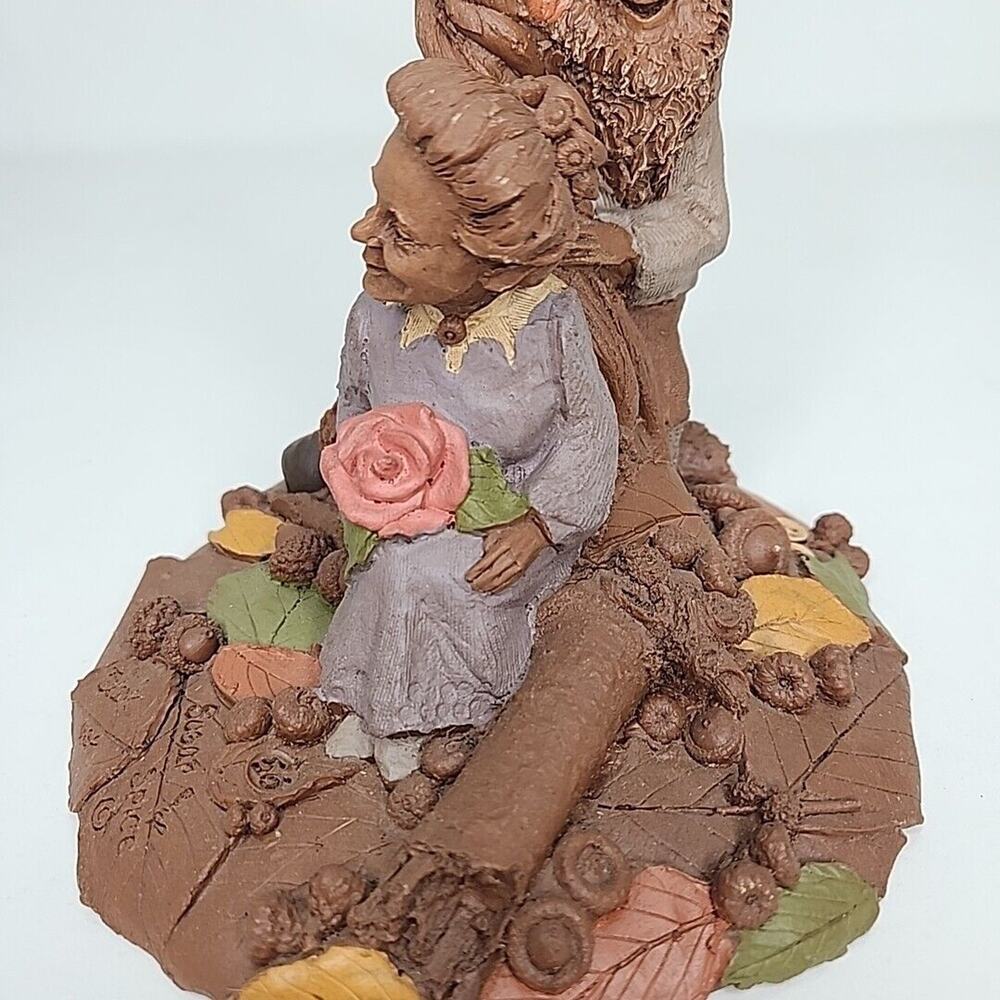 Tom Clark Gnome Sugar and Spice 1984 Sculpture Lovers Courting Rose with COA - Picture 6 of 9
